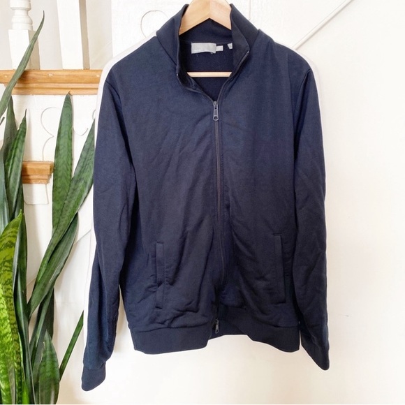 Vince Other - vince. navy blue zip up sweatshirt pockets sz L